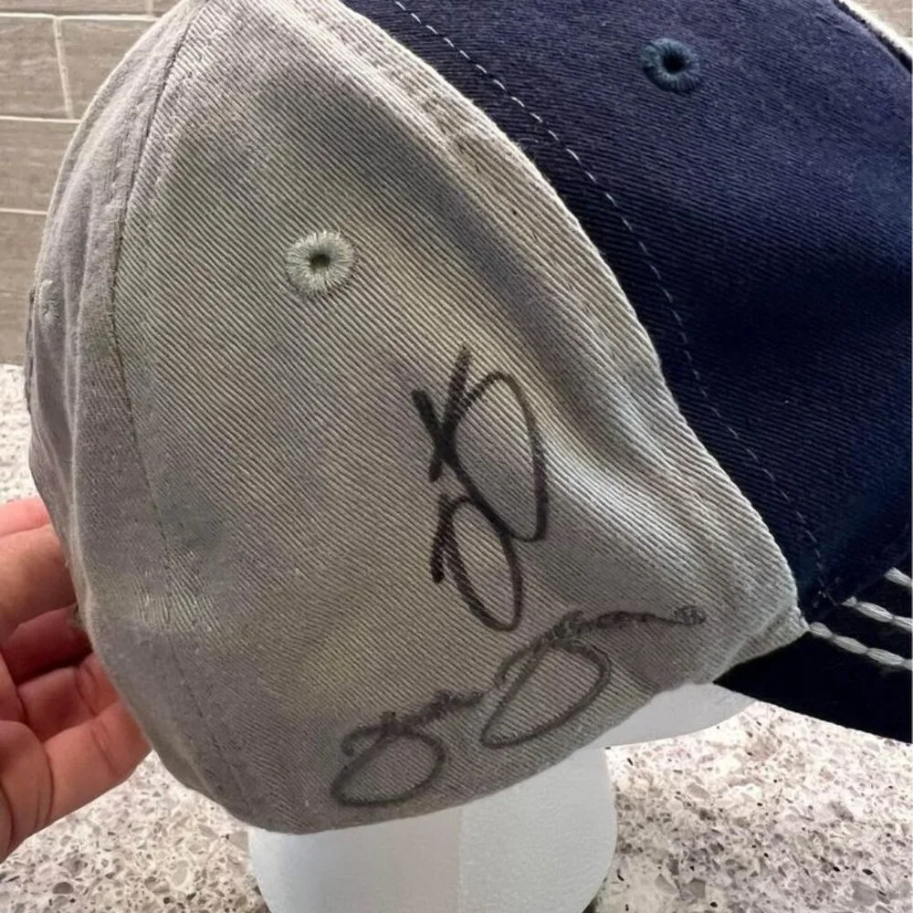 Autographed Nascar Baseball Hat-Jimmie Johnson and Rick Hendrick‎